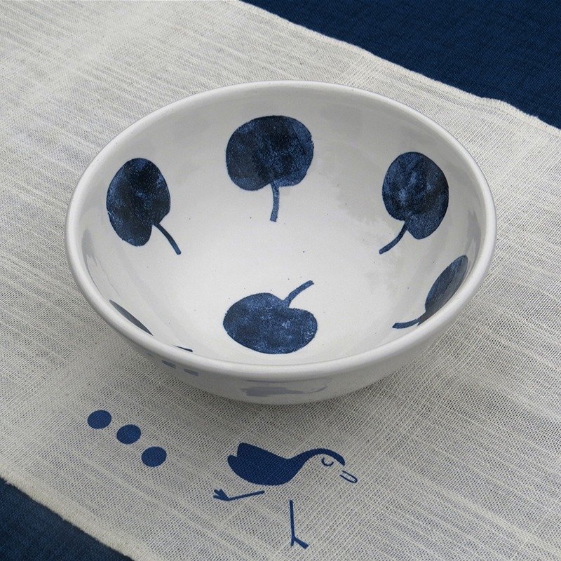 【甜美】-大碗公-甘甜多汁上将梨-880ml - 碗 - 瓷 白色