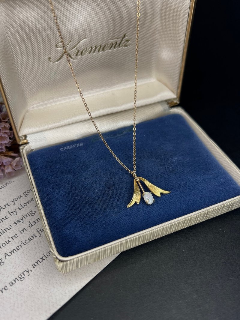 Krementz 14K包金 天然蛋白石项链 - 项链 - 半宝石 金色