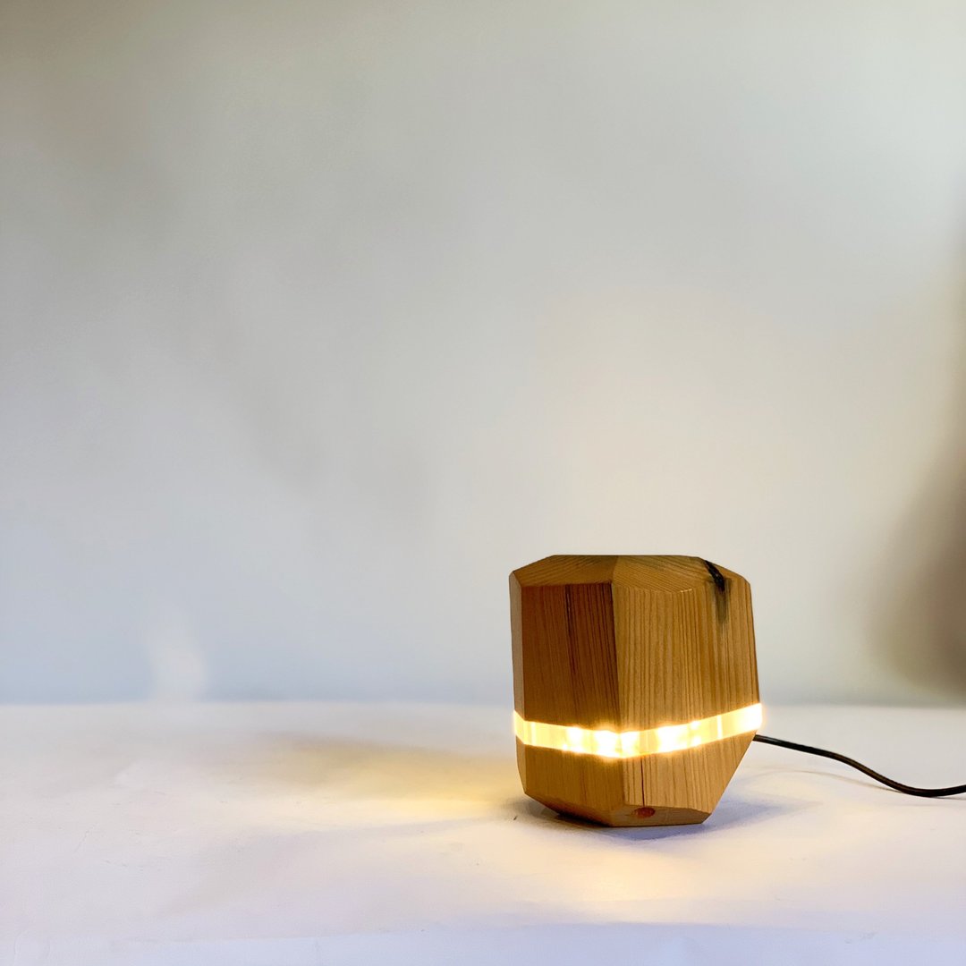 【C.L Studio】设计款 桧木灯 LED 艺术灯饰 夜灯 实木灯 - 灯具/灯饰 - 木头 