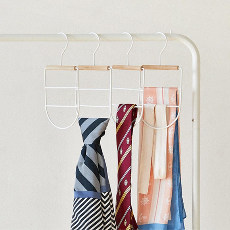 瑞茵韩系衣架 1.领带衣架 - 收纳用品 - 其他材质 白色
