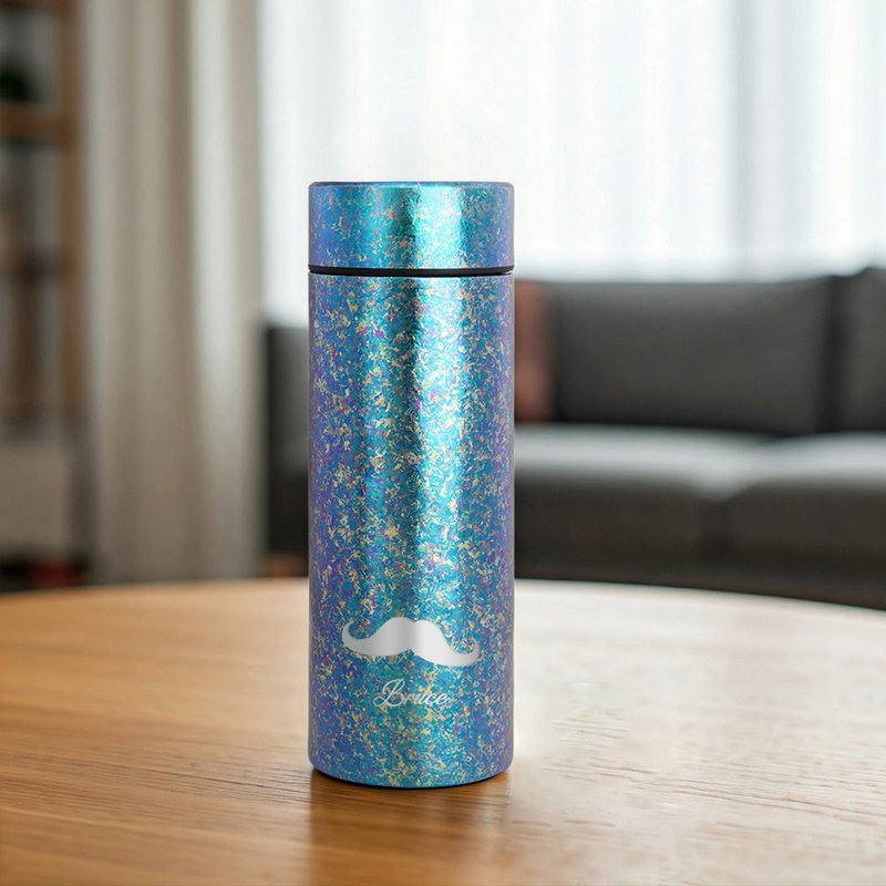 定制化 titanium 冰花纯钛保温杯茶水分离 父亲节定制礼物送爸爸 - 保温瓶/保温杯 - 其他金属 