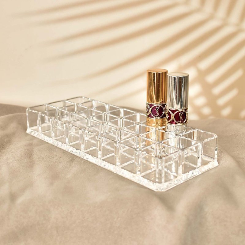 【美的空间】24格透明压克力口红收纳盒展示架 - 收纳用品 - 压克力 透明