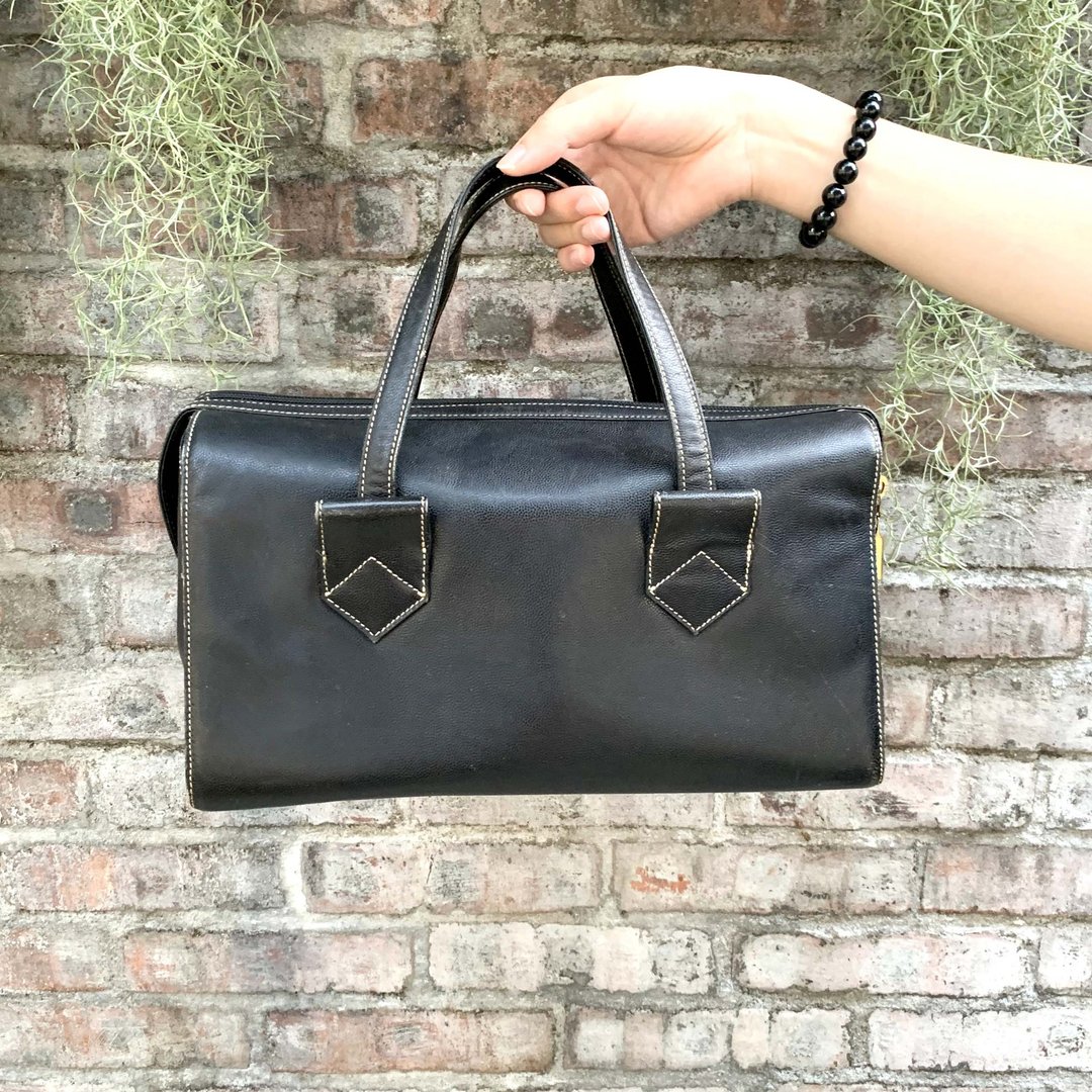 GIVENCHY SARC真皮牛皮手提包手提袋 有瑕疵 意大利高级二手古着 - 手提包/手提袋 - 真皮 黑色