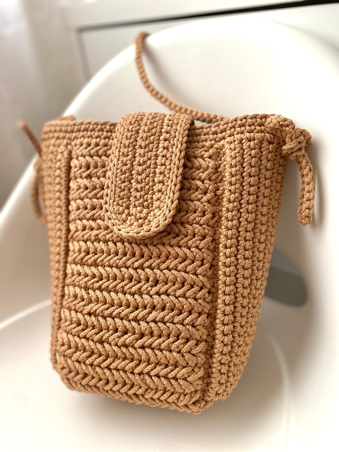 PDF PATTERN Crochet Crossbody Bag MINI, Crossbody Bag Pattern, DIY Crossbody Bag - 手工艺教程/工具书 - 其他材质 