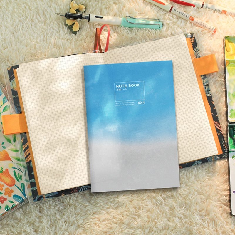 Chuyu B6/32K方格笔记(4x4mm)/附可撕便条/加厚手札本/万用记事本 - 笔记本/手帐 - 纸 多色