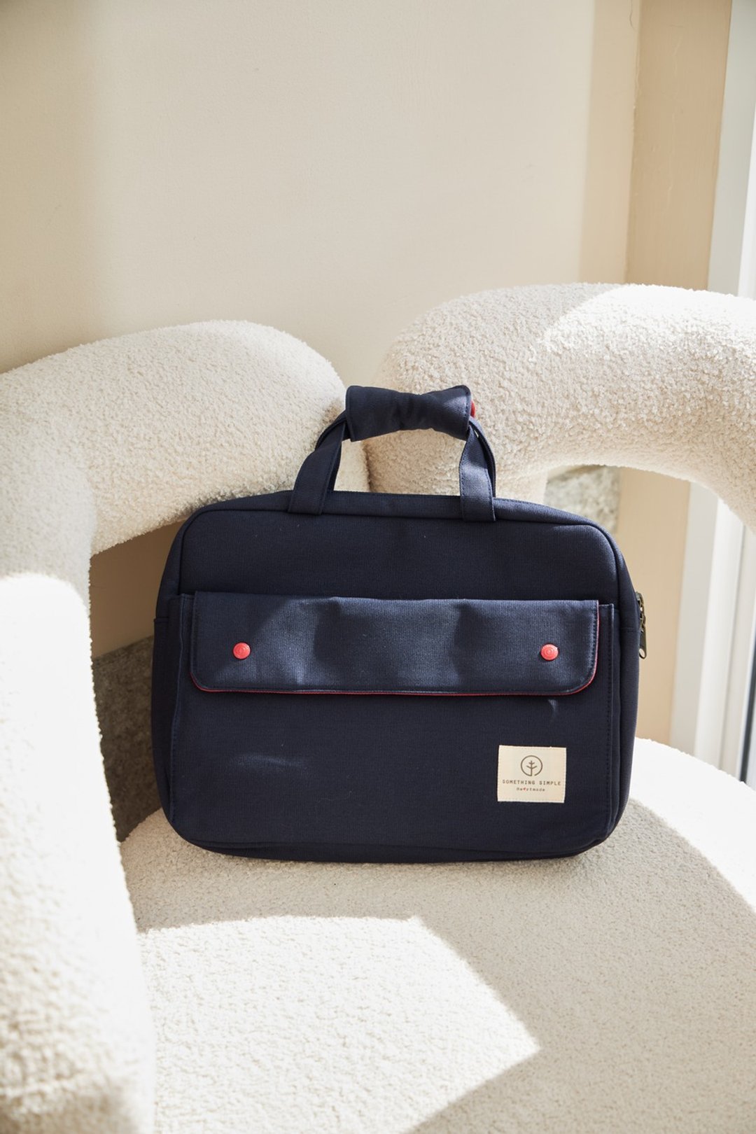 PAVE - 电脑包 笔电包 (海军蓝色) - 电脑包 - 棉 蓝色