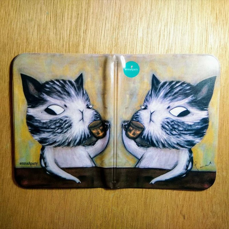 emmaAparty插画护照夹: 悠闲 - 护照夹/护照套 - 塑料 