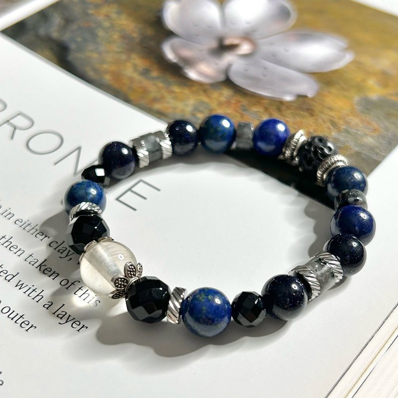 S63胎毛纪念品 胎毛手链 宠物纪念品 宠物饰品 宠物毛发手链 - 手链/手环 - 玉石 黄色