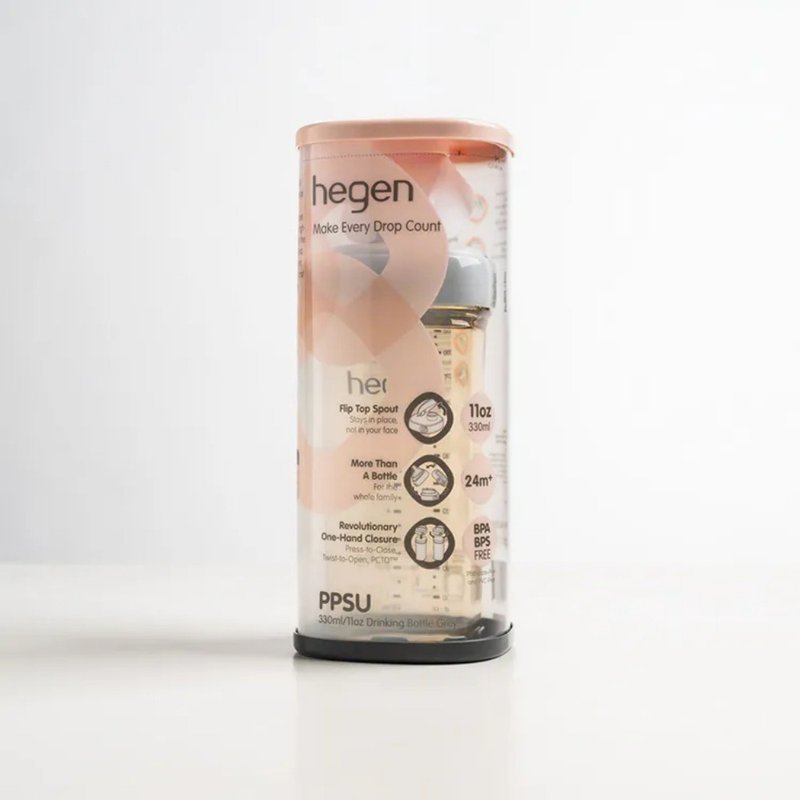 【hegen】金色奇迹PPSU多功能方圆型宽口水瓶 2.0 330ml - 其他 - 硅胶 