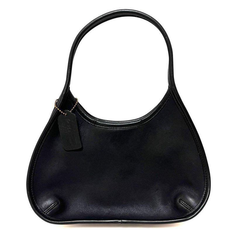 正品 COACH Old Coach 艾哥 Ergo 9027 手提包  ગ્રેબટેન 皮革 黑色 古董 - 手提包/手提袋 - 其他材质 
