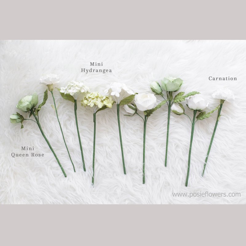 GREENERY FRESH - Small Posie Rooms for Home Decoration - 香薰/精油/线香 - 纸 白色