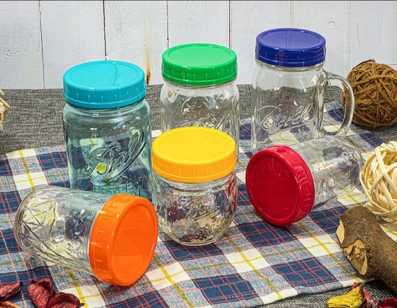 WildJar 宽口彩虹飞旋密封盖 - 其他 - 塑料 多色