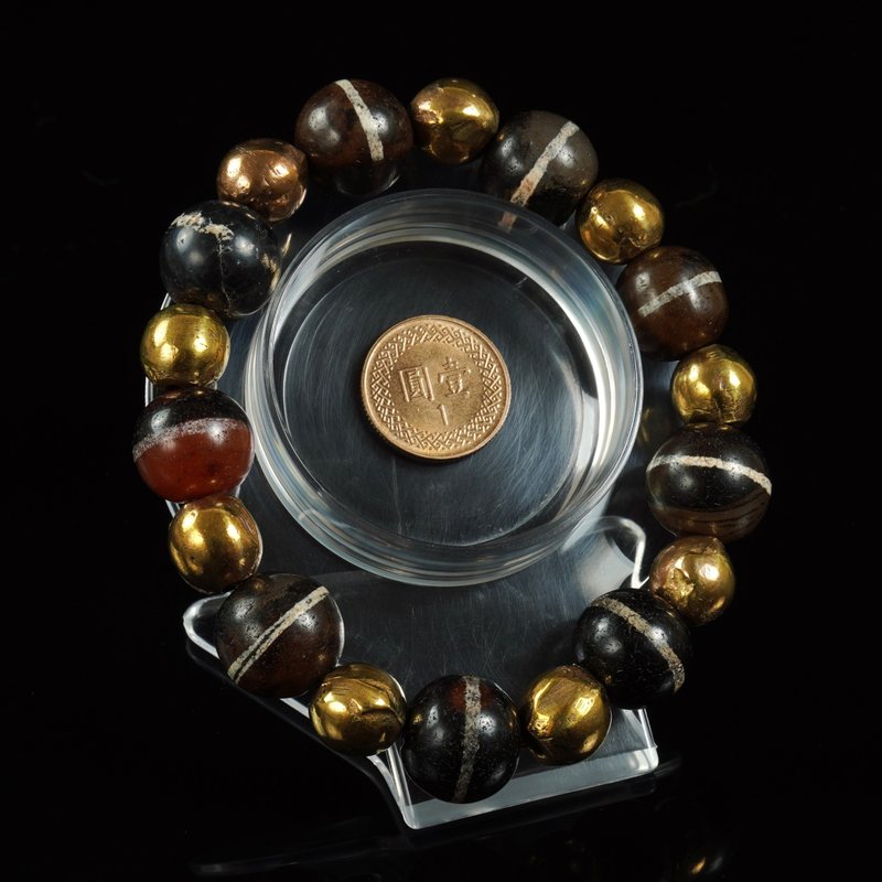 西亚一线药师珠.缅甸佛塔念珠型达隆咒珠手串(内围18厘米) - 手链/手环 - 其他材质 