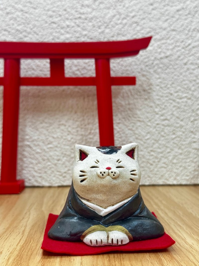 布施猫 | 福助欢迎猫 - 摆饰 - 陶 