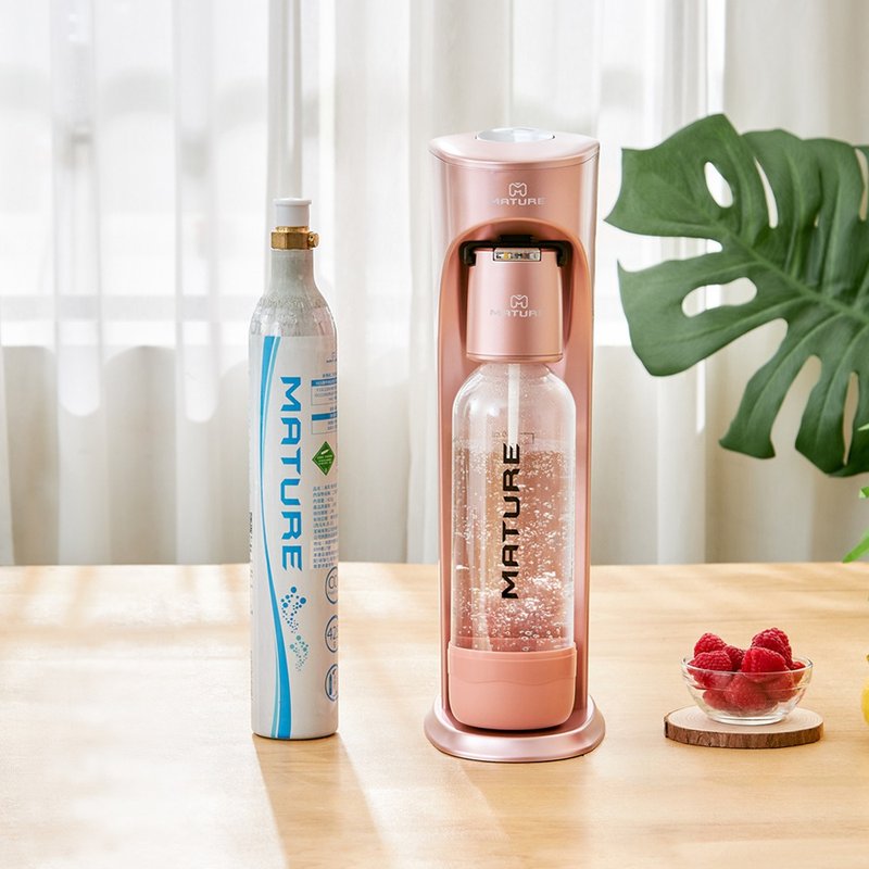 双11优惠活动 MATURE美萃 Classic410气泡水机-玫瑰金 多规格可选 - 厨房家电 - 塑料 粉红色