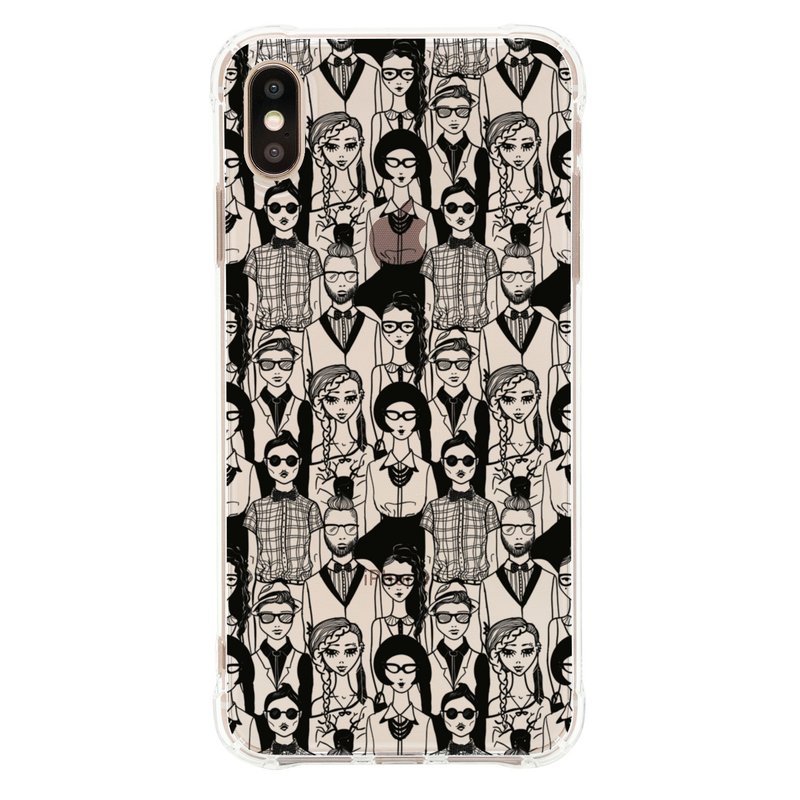 一班自以为很酷的人 iPhone 8 X XS XSmax XR Samsung 手机壳 - 手机壳/手机套 - 塑料 多色