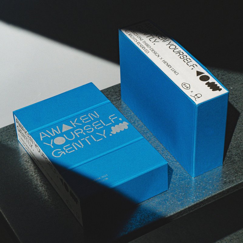 2023日历 用最温柔的方式把自己打醒 O.T.D. × Henry - 年历/台历 - 纸 蓝色