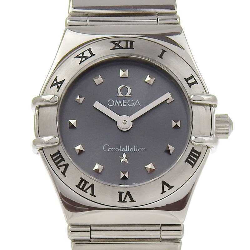 【日本直送】欧米茄 OMEGA Constellation 手表 Mini My Choice 1561.51 不锈钢 石英 指针式显示 灰色表盘 女款【二手】 - 女表 - 不锈钢 灰色