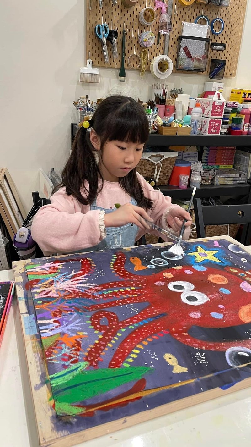 儿童美术X艺术启蒙X进阶美术X新竹竹北X常态班X试上体验 - 插画/绘画/写字 - 纸 