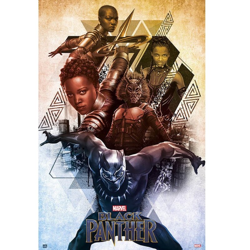 【漫威】黑豹 Black Panther 武装型态 进口海报 - 海报/装饰画/版画 - 纸 多色