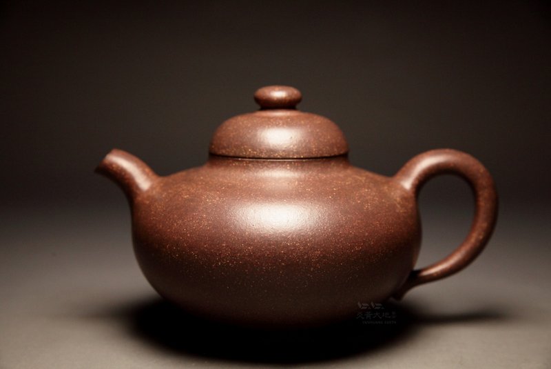 【华颖】 民间实力派 王济刚 纯手工制壶 黄龙山甲泥  530cc - 茶具/茶杯 - 陶 咖啡色