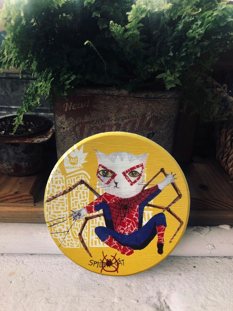 圭藻土杯垫 | 猫杯垫系列 - 杯垫 - 防水材质 