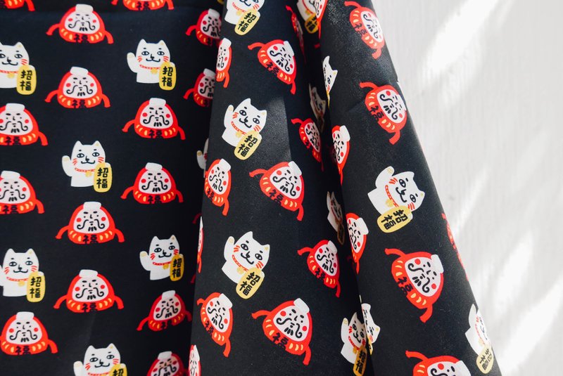 兔子设计款布料 - 招财猫福神 - 编织/刺绣/羊毛毡/裁缝 - 棉．麻 多色