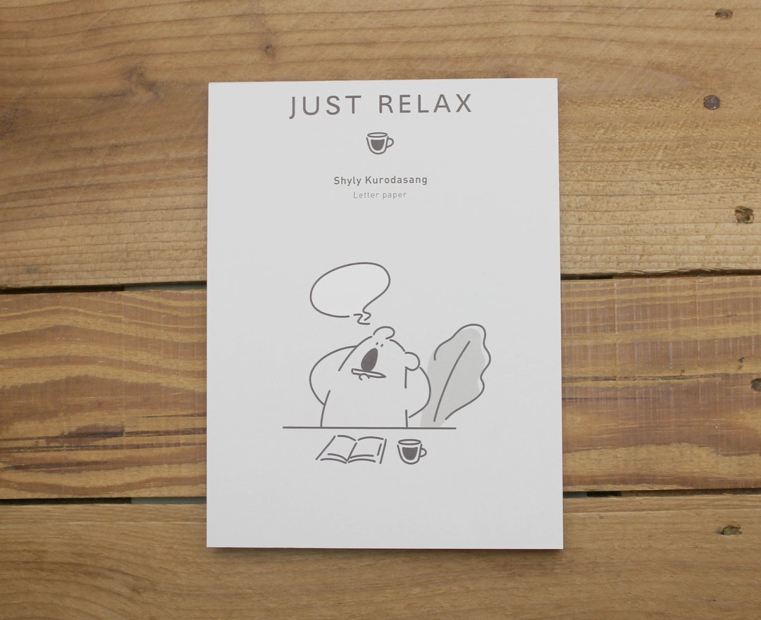 【信纸】 黑田桑四色信纸(RELAX)18606 - 信封/信纸 - 纸 多色