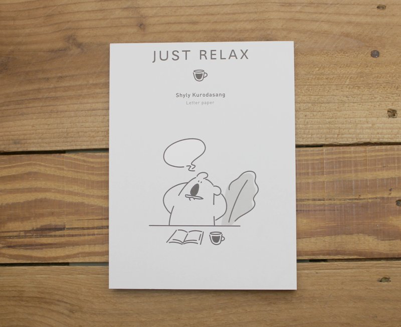 【信纸】 黑田桑四色信纸(RELAX)18606 - 信封/信纸 - 纸 多色