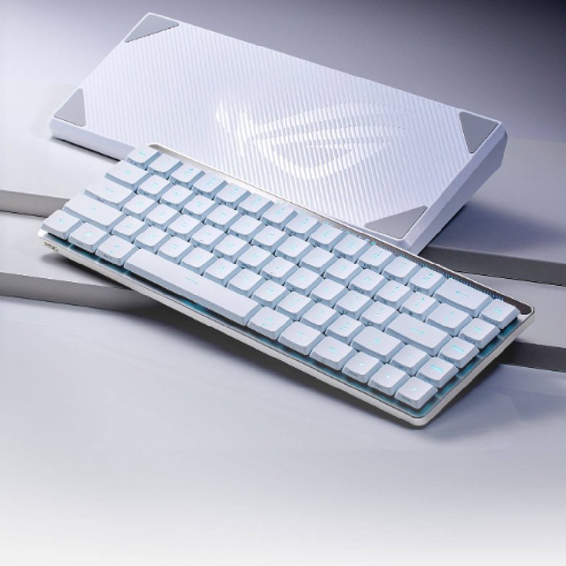 ASUS 华硕 ROG Falchion RX Low Profile 矮轴65%电竞键盘 - 电脑配件 - 塑料 白色