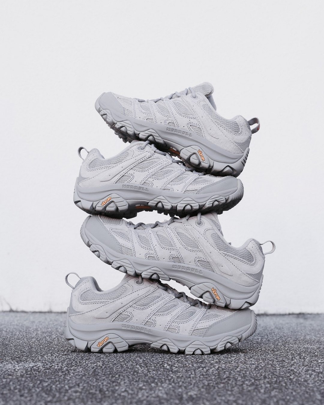 MERRELL MOAB 3经典登山健行鞋 男鞋-浅灰色 - 男款运动鞋/球鞋 - 其他材质 