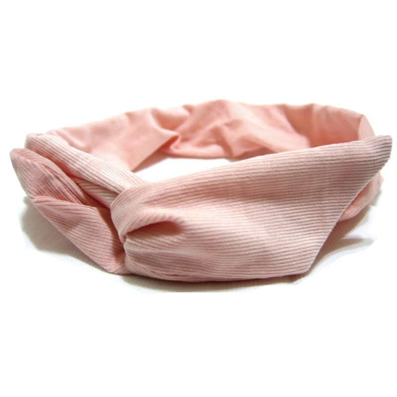 粉红泡泡 发带 铝线 灯芯绒 恋人 女孩 好烦小姐 - 发饰 - 其他材质 粉红色