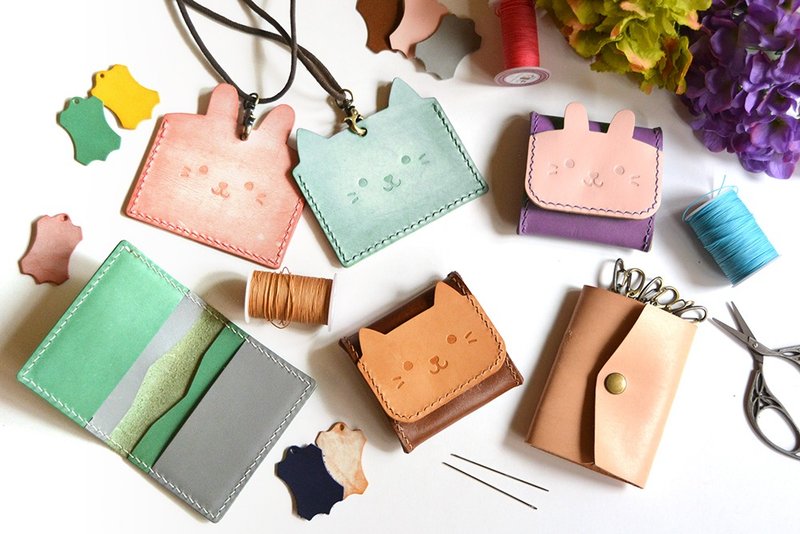 限时包邮 - 皮革材料包自选3款 - 皮件 - 真皮 多色