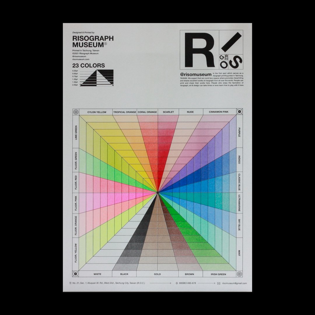 A3 23-Colors Poster 23色全色海报 - 卡片/明信片 - 纸 多色