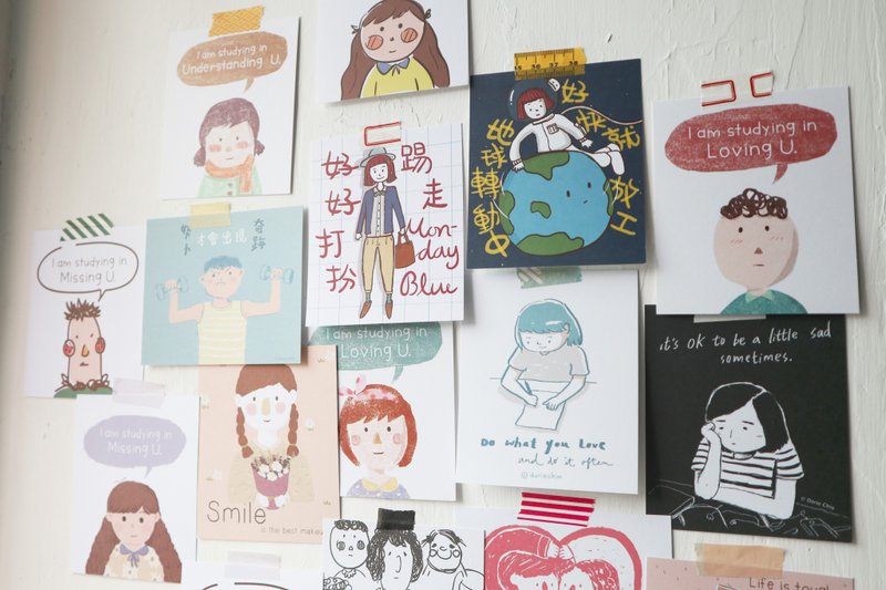 小卡片 心意卡 多买优惠【自选款式 6 张 / 10 张】 - 卡片/明信片 - 纸 白色