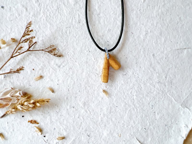 拉格兹(Laguz)_圣木项链 | 独角兽宝藏 | - 项链 - 木头 