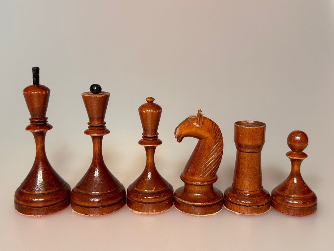 BFII 国际象棋棋具，Botvinnik - Flohr II - 桌游/玩具 - 木头 