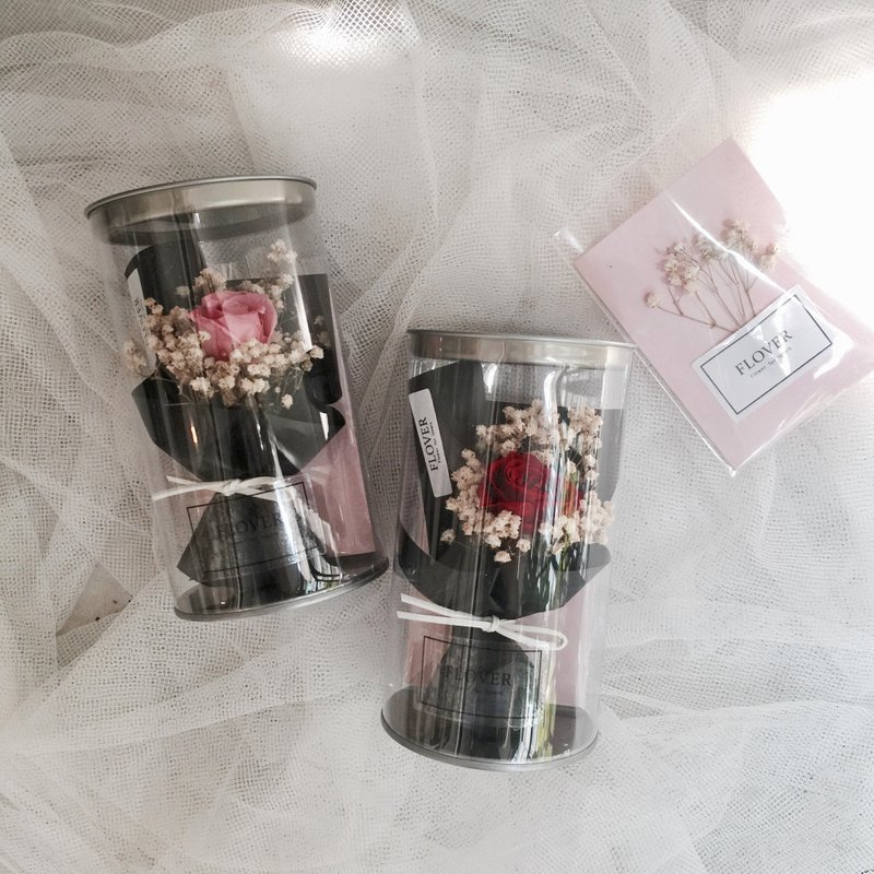 手写情书 永生玫瑰花罐 - 植栽/盆栽 - 植物．花 