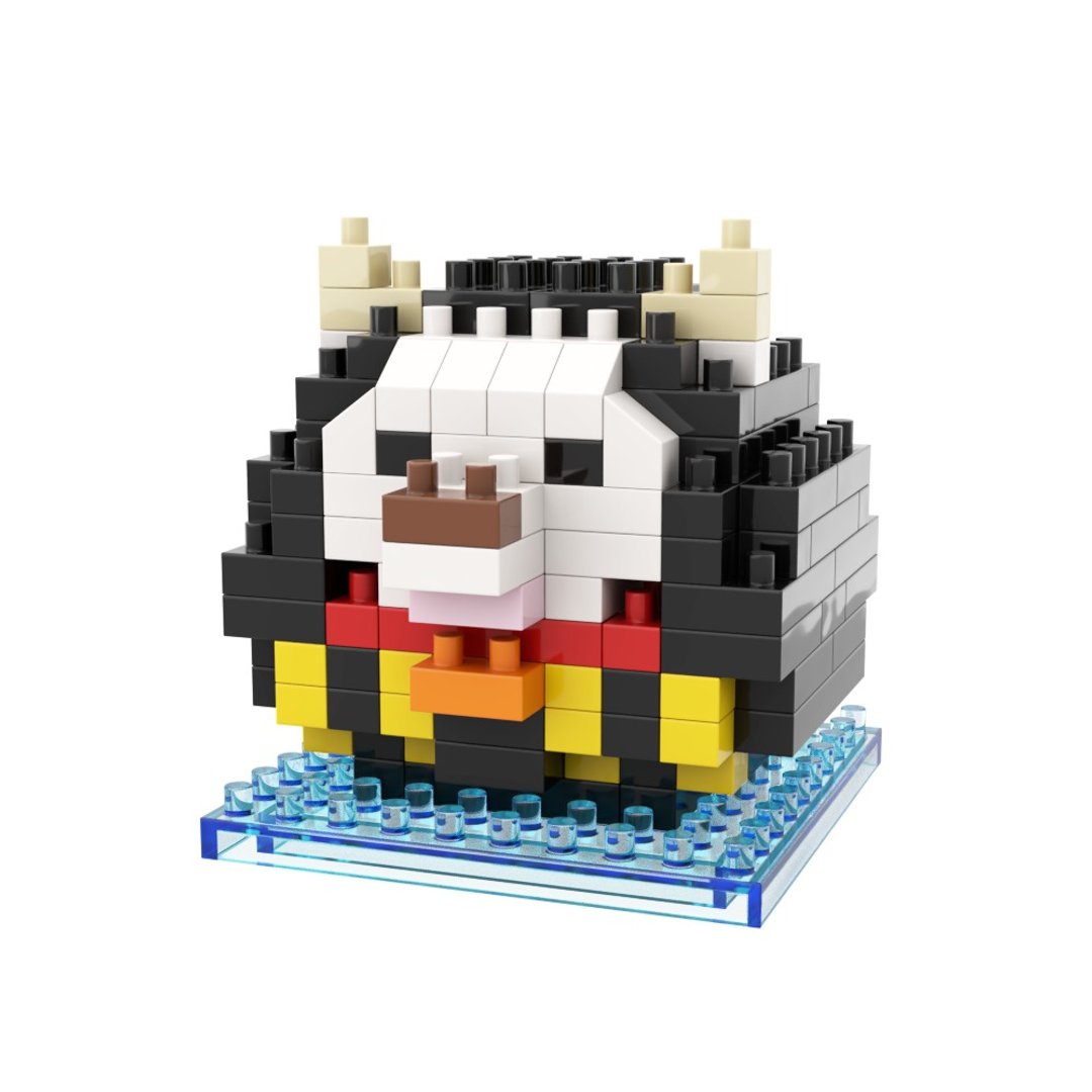 Archbrick 日本柴犬达摩微积木 - 玩偶/公仔 - 塑料 多色