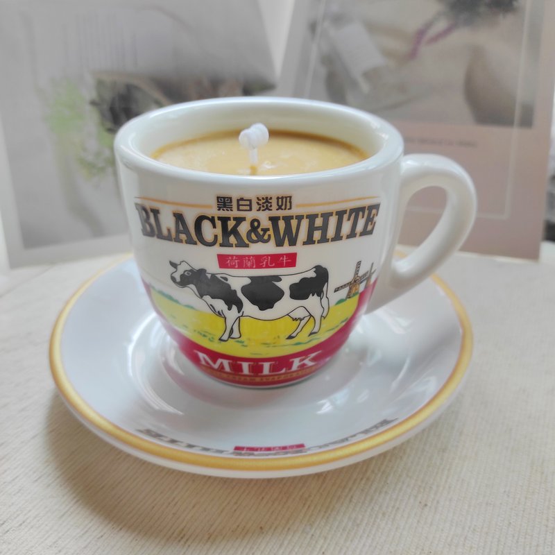 香港手信 - 茶餐厅黑白咖啡蜡烛 - 蜡烛/烛台 - 蜡 咖啡色