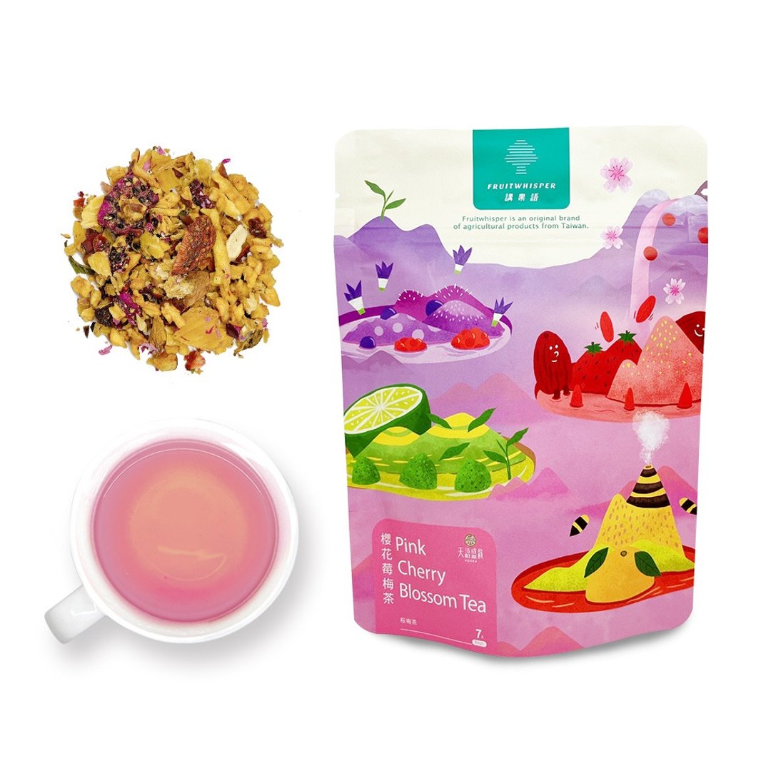 【讲果语】樱花莓梅茶5g x 7入 ( 苹果、凤梨、蓝莓、红龙果) - 茶 - 其他材质 