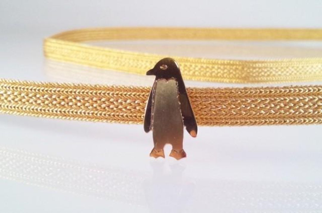 ☆ Penguins ☆ Brass band clasp - 其他 - 其他金属 金色