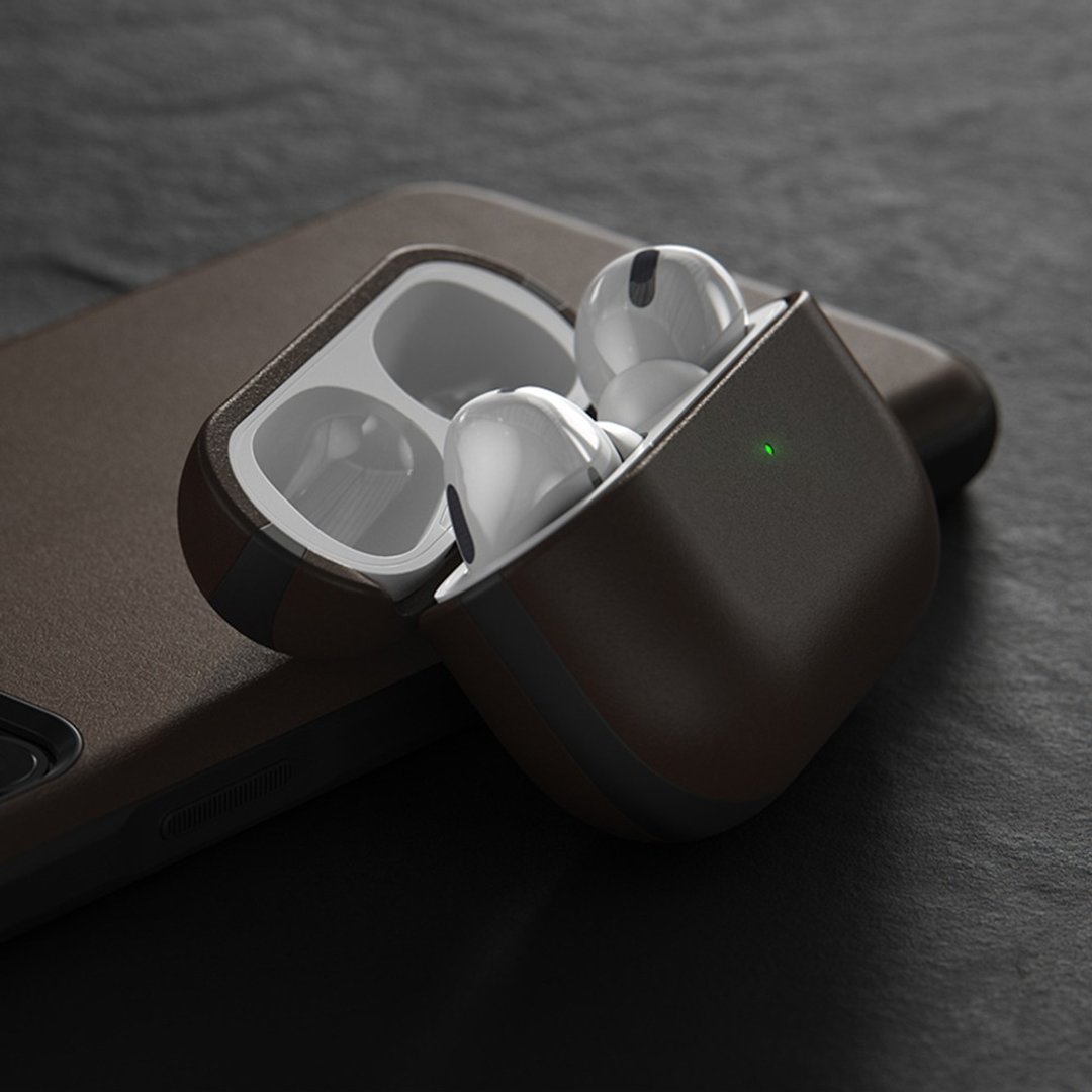 美国NOMADxHORWEEN AirPods Pro皮革保护收纳盒-棕色856500018539 - 表带 - 真皮 咖啡色