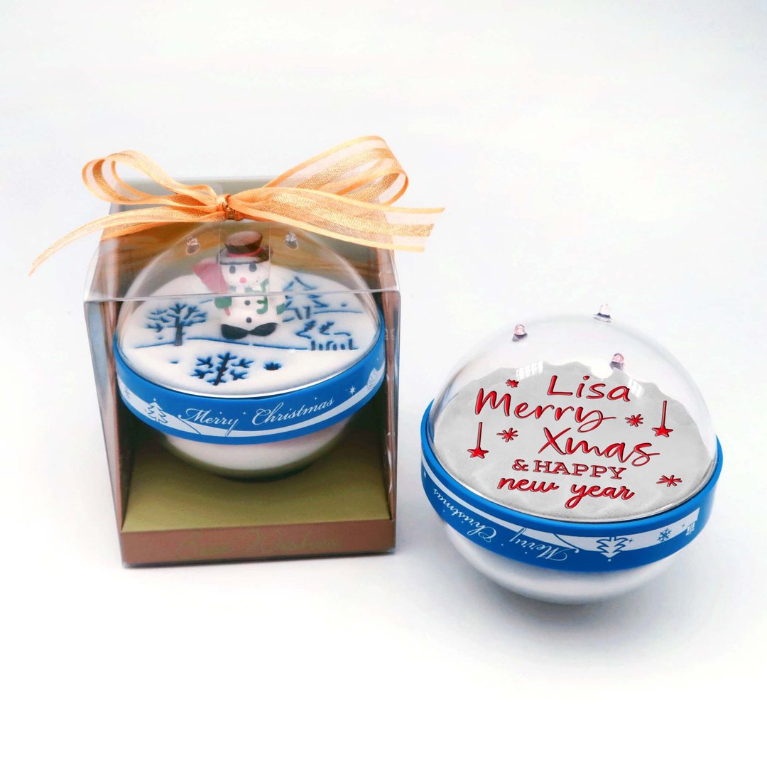 【定制圣诞礼物】圣诞雪人沙漏/merry xmas & happy new year - 摆饰 - 压克力 白色