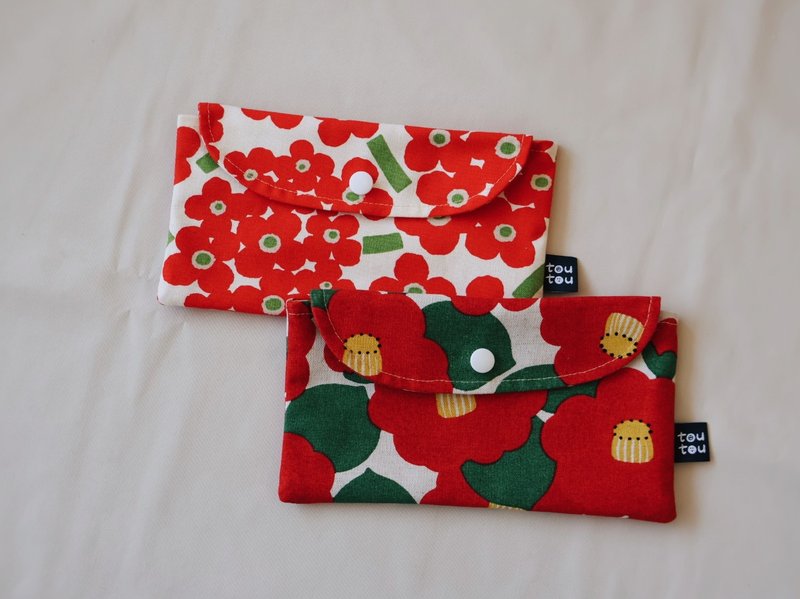 2024 日系花布红包袋 十款 - 红包/春联 - 棉．麻 红色