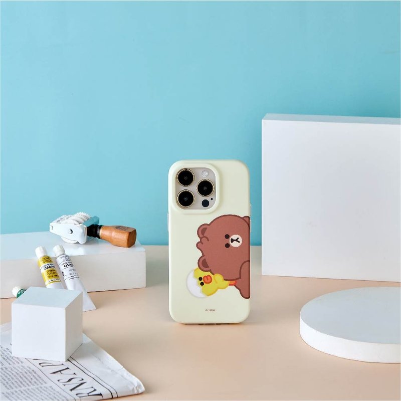 LINE FRIENDS MINI-熊大趴趴防摔iPhone手机壳 - 手机壳/手机套 - 塑料 多色