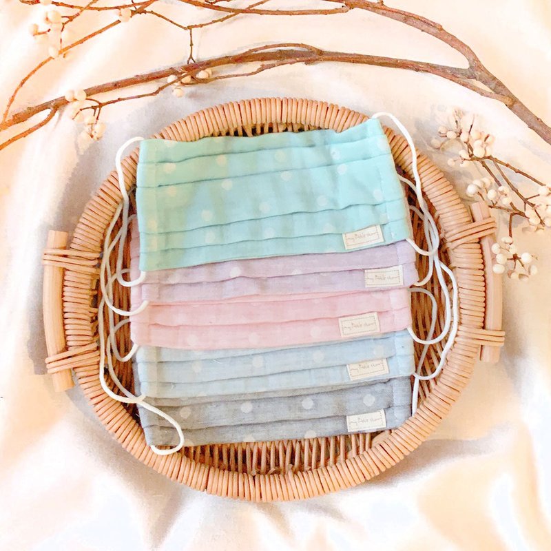 第二代 棉花糖有机棉四重纱手作立体口罩 - 其他 - 棉．麻 多色