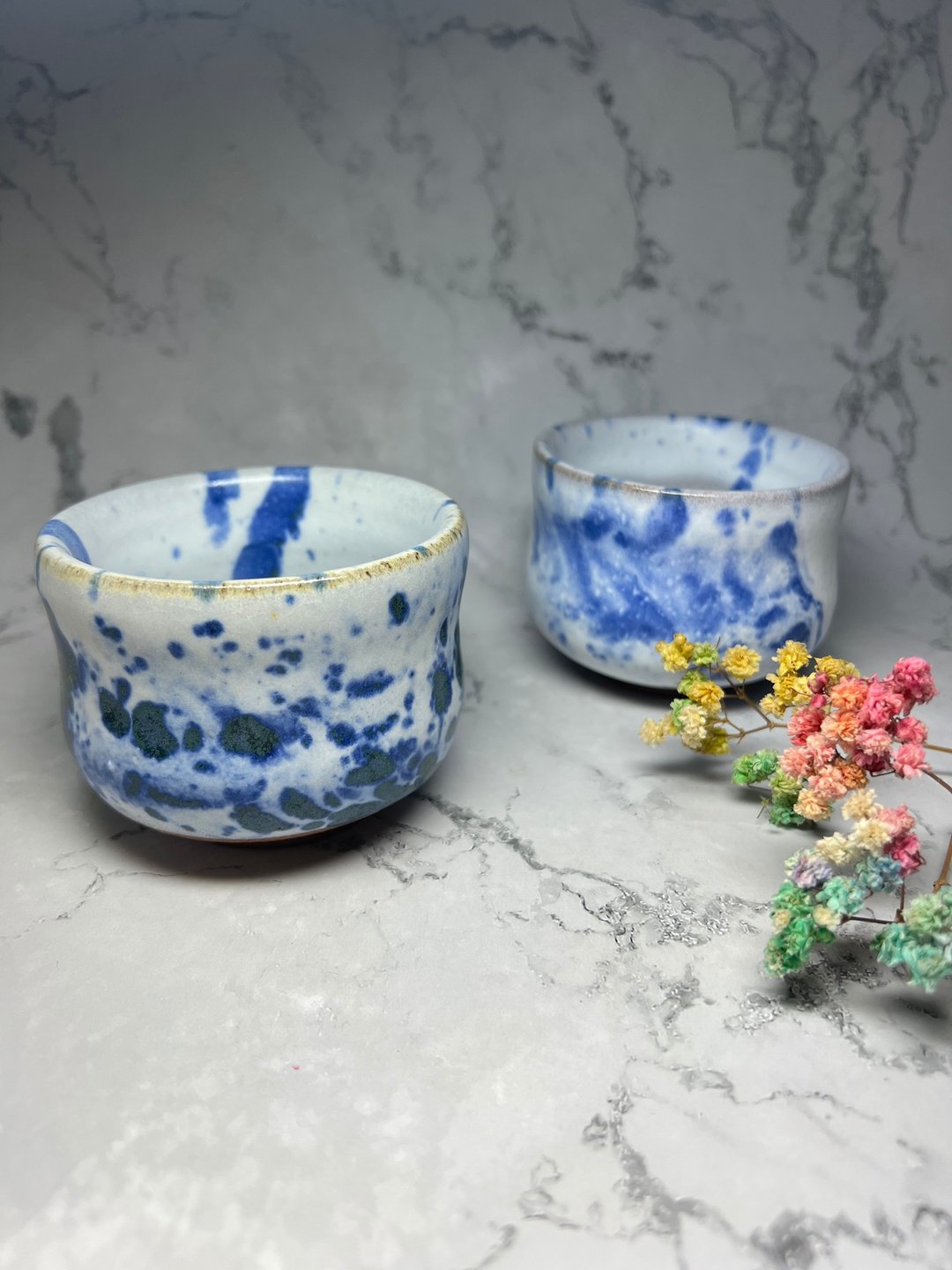 汝窑青瓷对杯组/夫妻对杯/汝窑青瓷对杯/手工制作/汝窑青瓷系列 - 茶具/茶杯 - 陶 