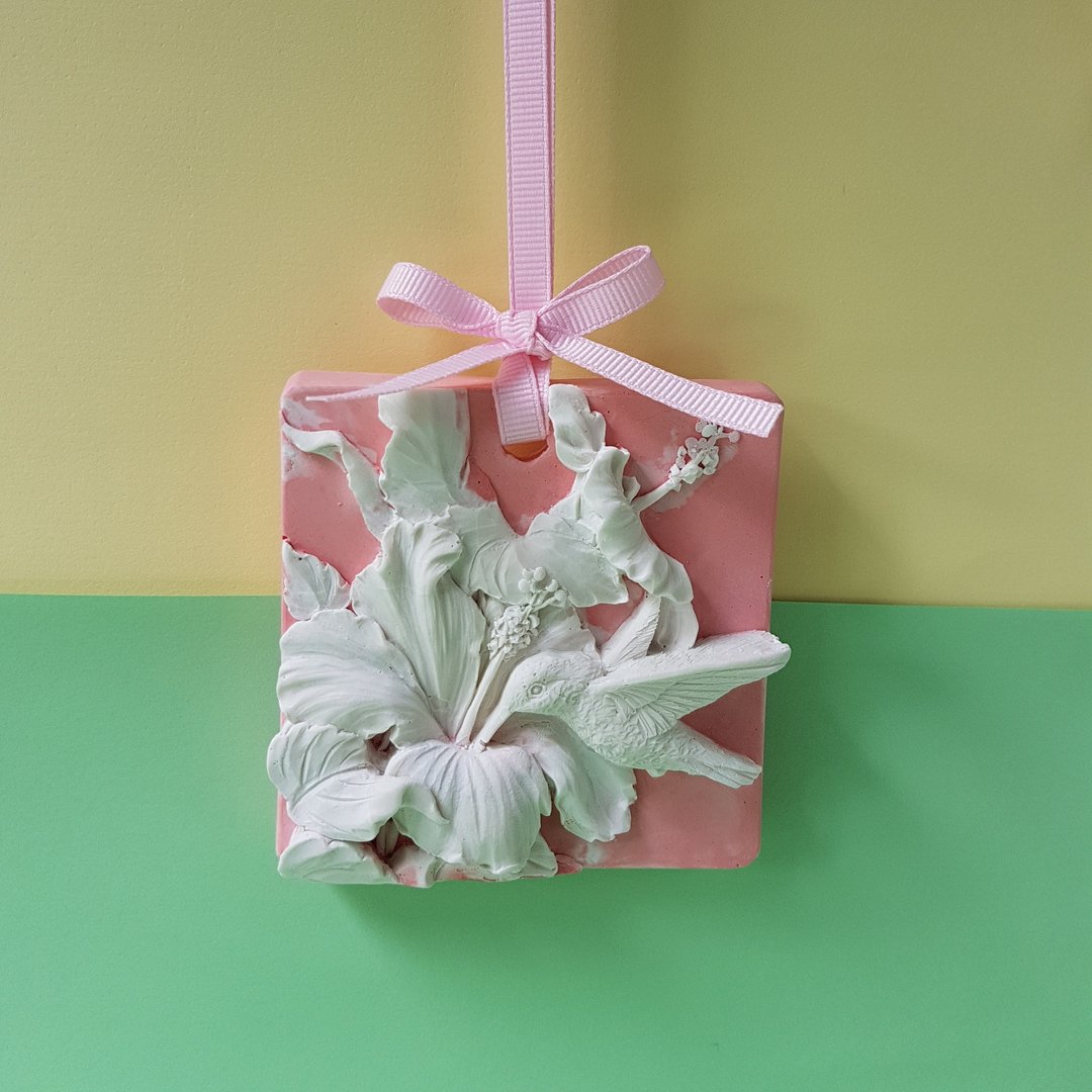 礼品套组  恬馨花园之二扩香石搭配10ML精油/香精 - 香薰/精油/线香 - 其他材质 白色