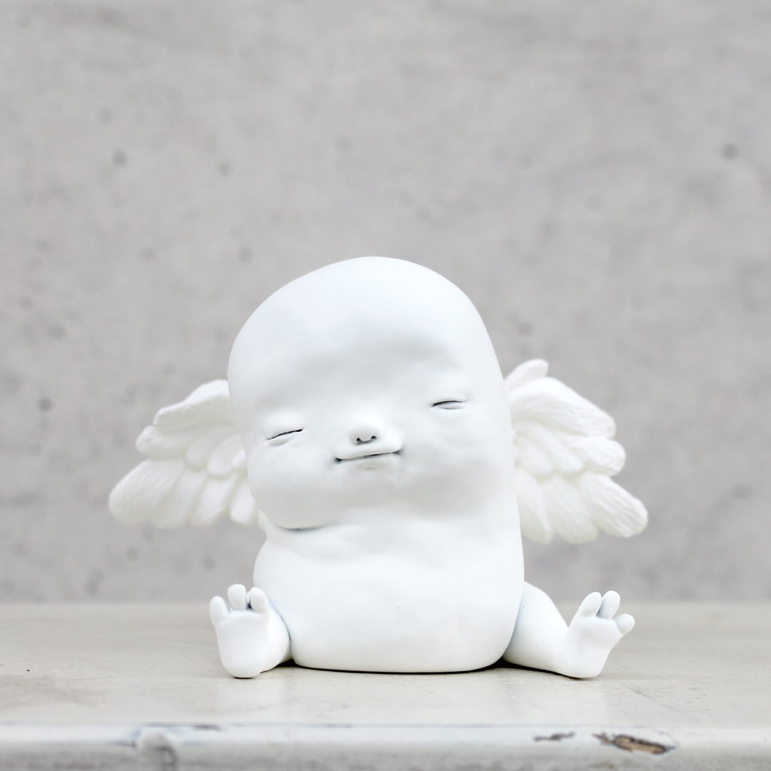 KONETA flying model - 玩偶/公仔 - 树脂 白色